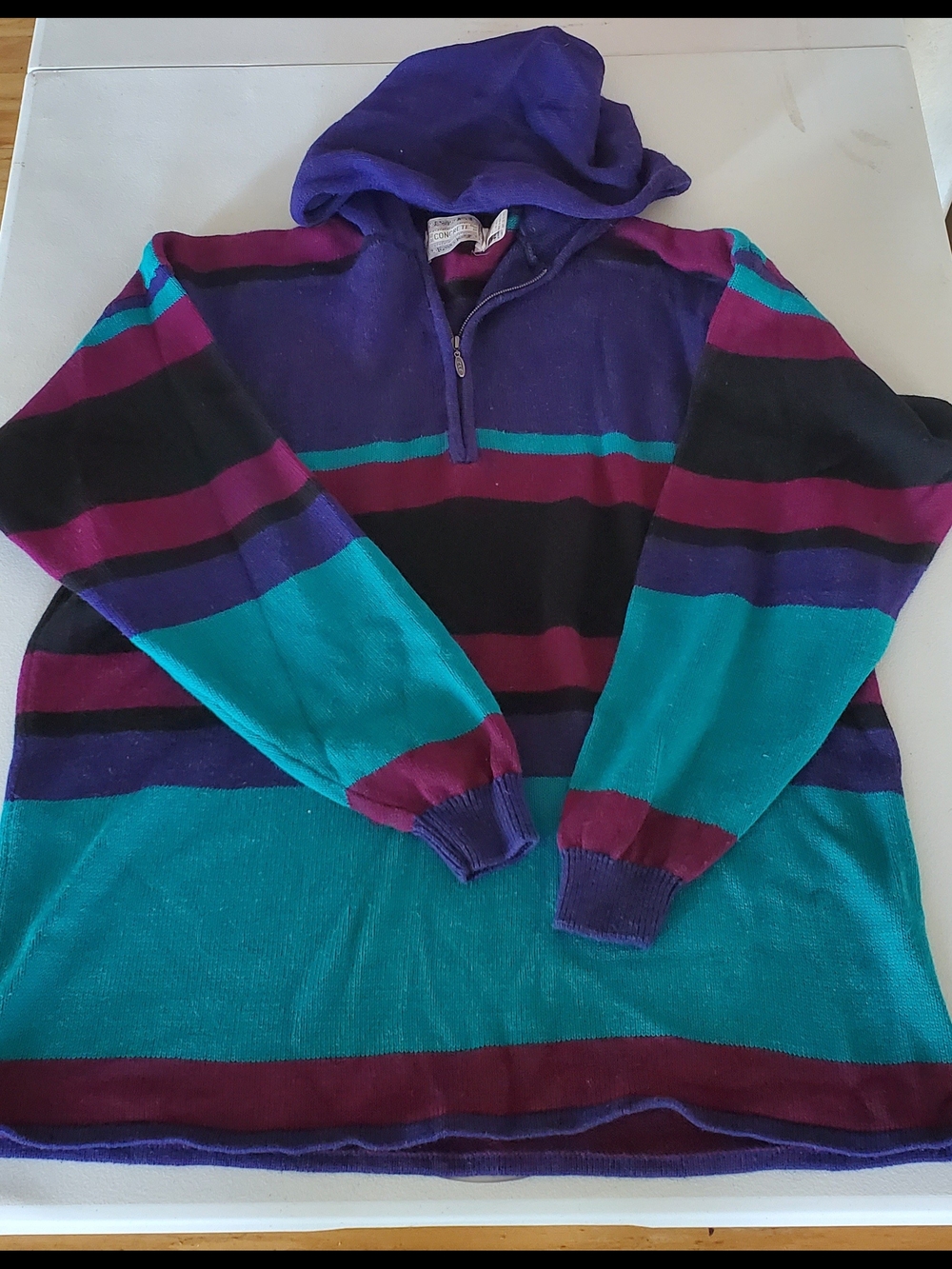 Vintage CONCRETE Ramie Blend Hoodie